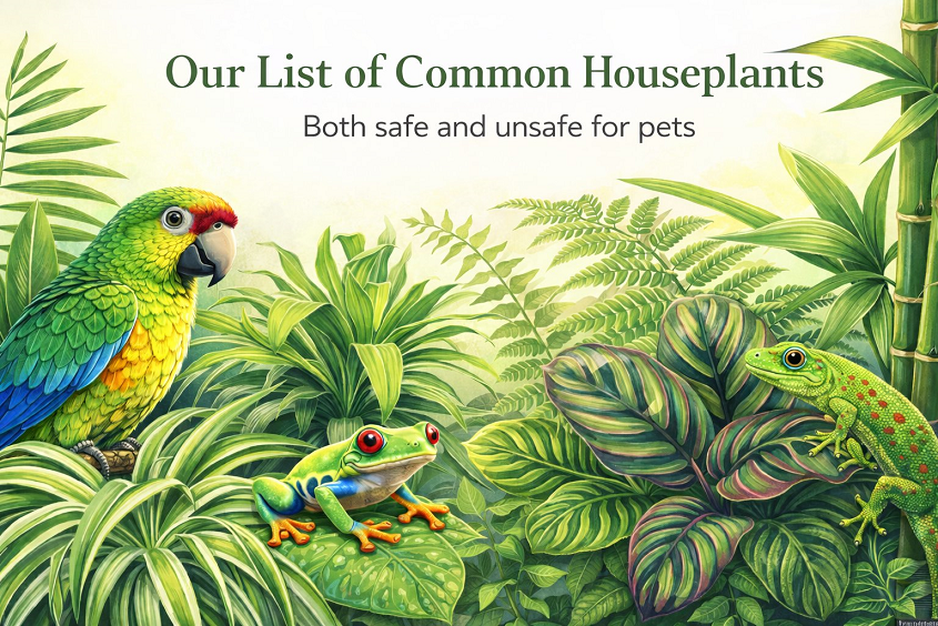 Safe and Unsafe Houseplants for Pets